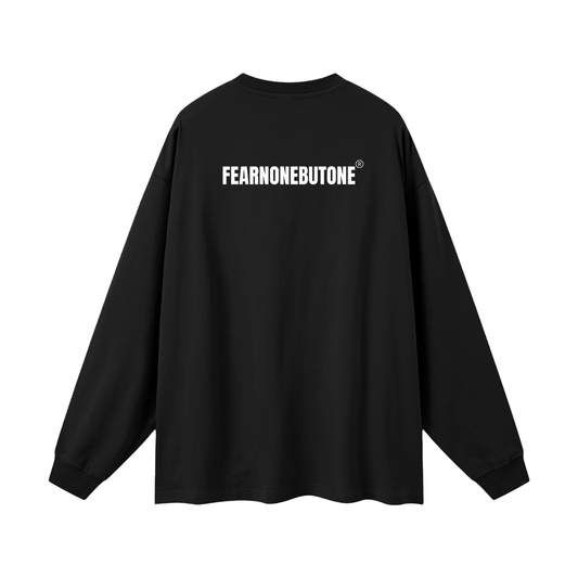 Unisex Oversized Long Sleeve Tee | Dark Colours