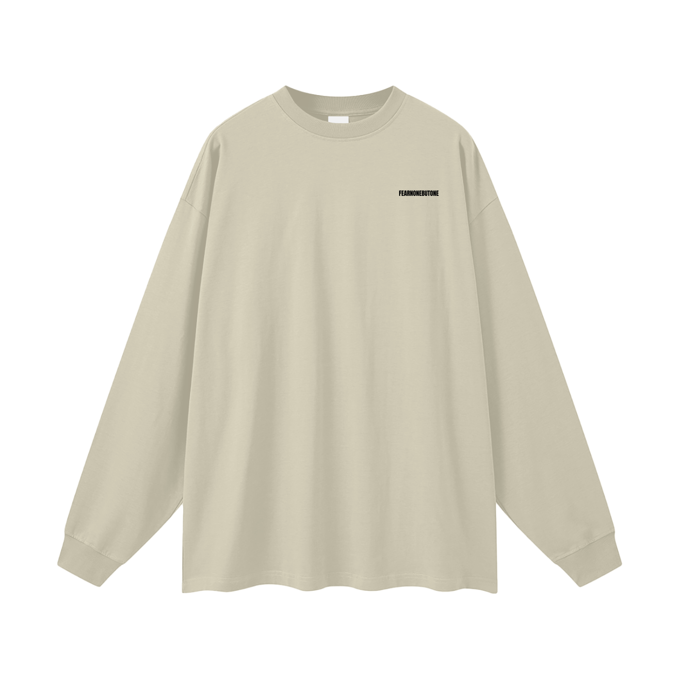 Unisex Oversized Long Sleeve Tee | Light Colours
