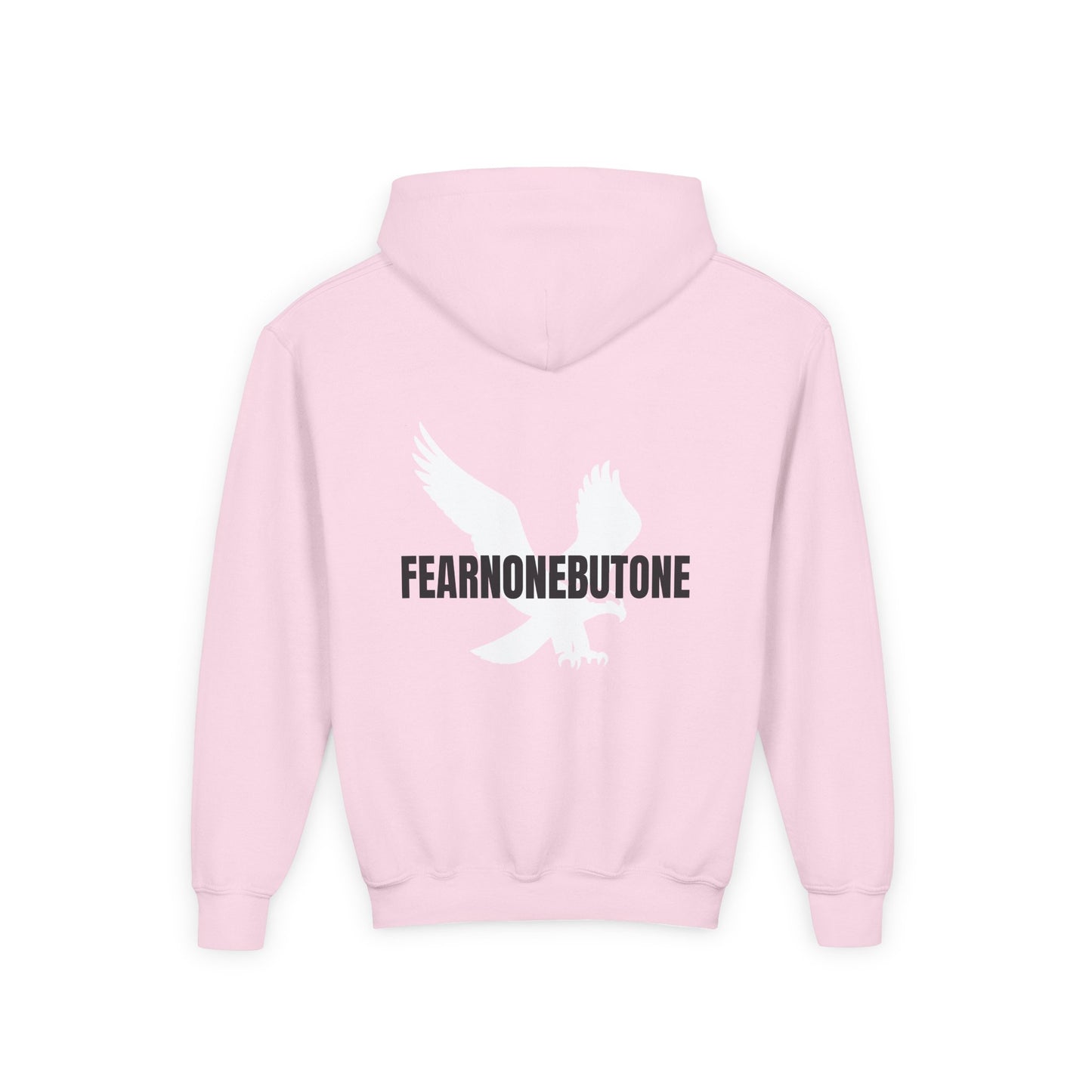 Youth Streetwear Hoodie – Eagle Design | FEARNONEBUTONE
