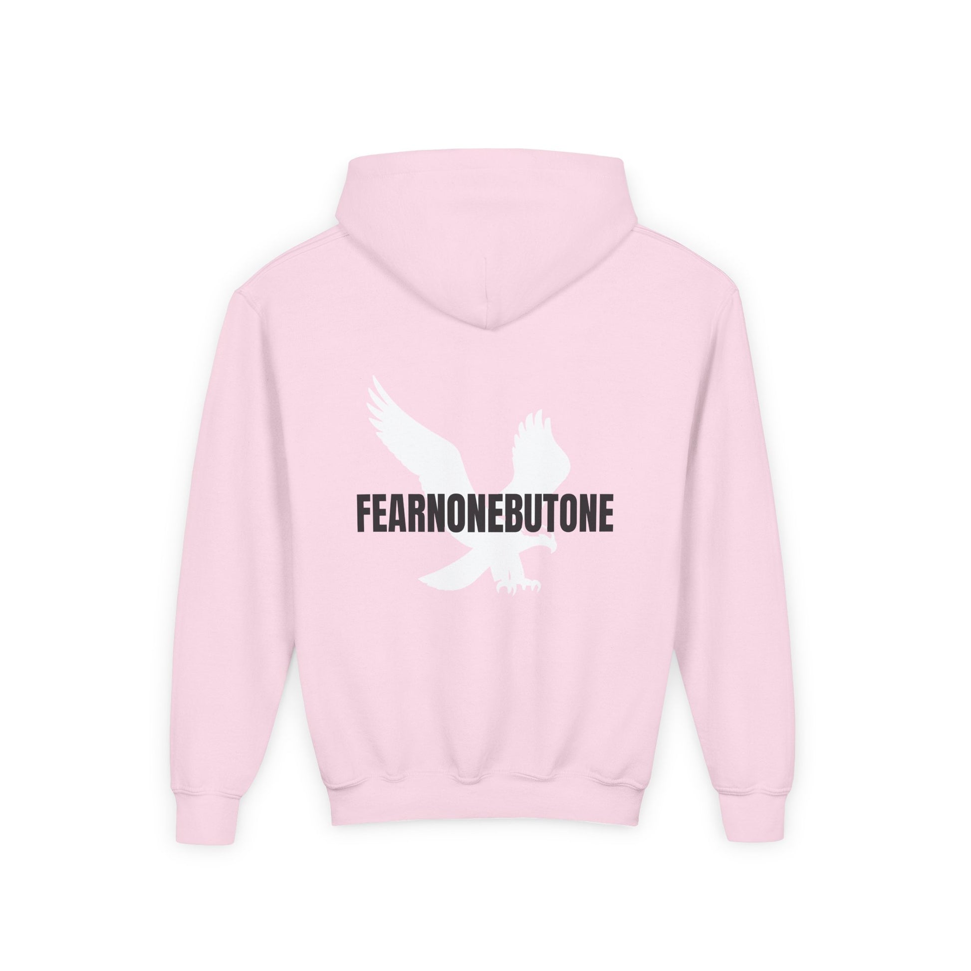 Youth Streetwear Hoodie – Eagle Design | FEARNONEBUTONE