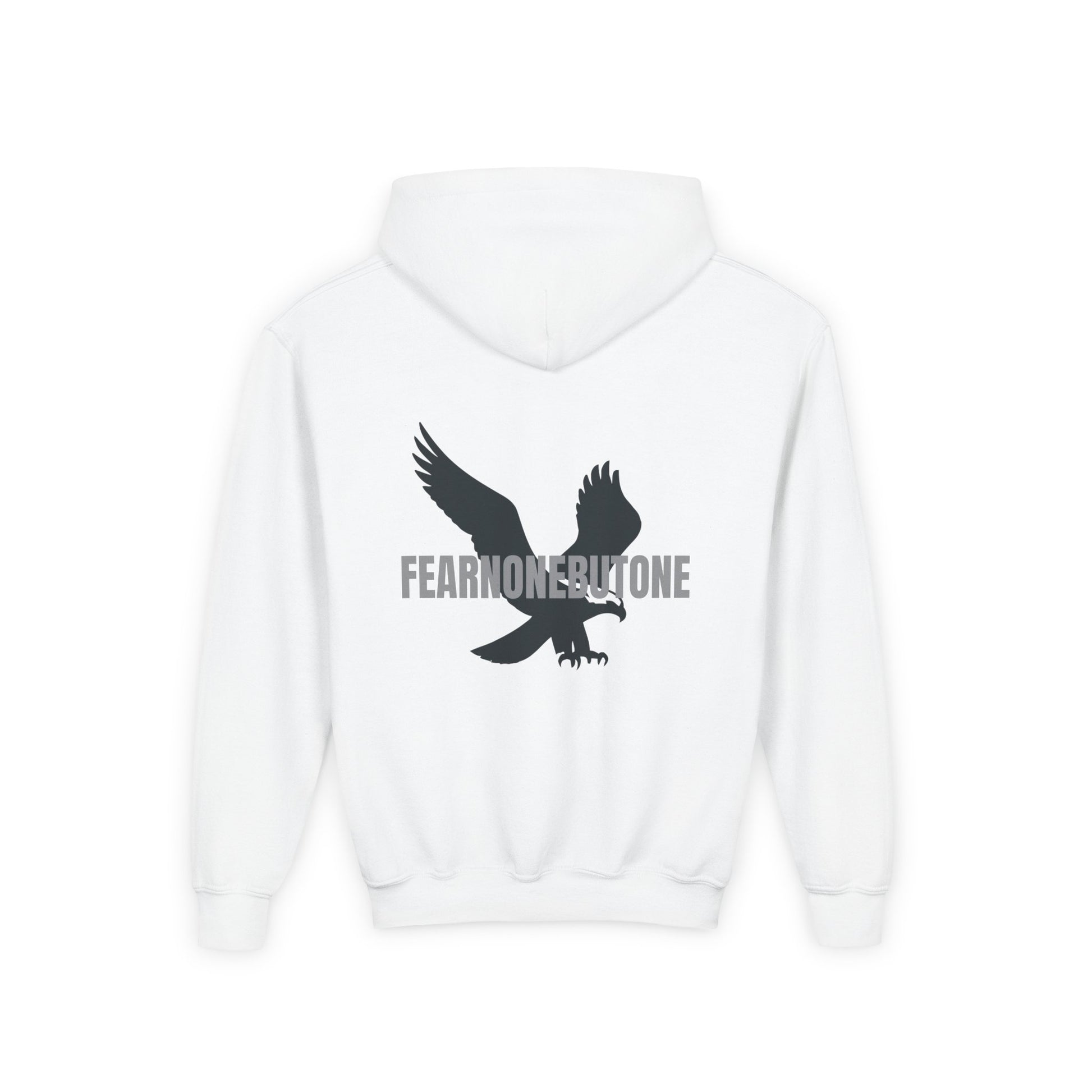 Youth Streetwear Hoodie – Eagle Design | FEARNONEBUTONE