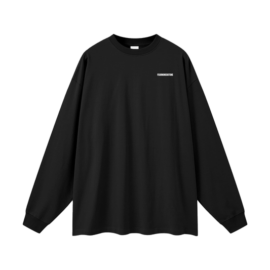 Unisex Oversized Long Sleeve Tee | Dark Colours