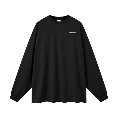 Unisex Oversized Long Sleeve Tee | Dark Colours