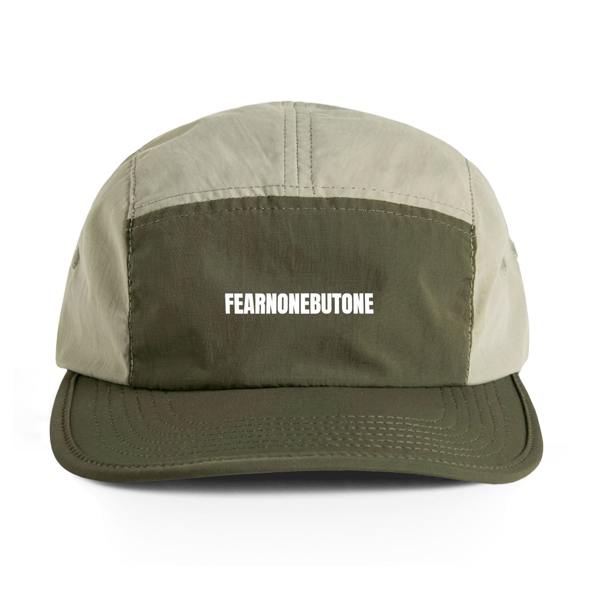 Two Toned Streetwear Cap – FEARNONEBUTONE Minimal Embroidered Hat