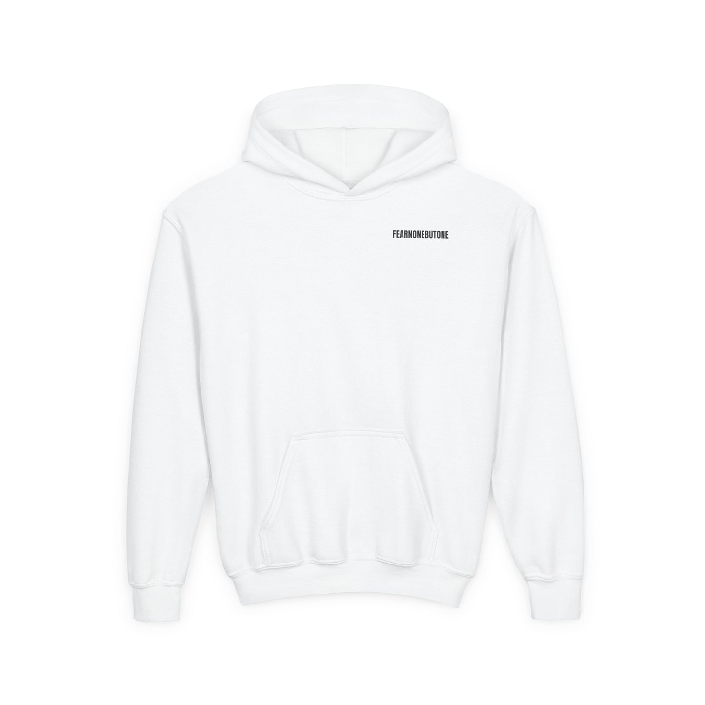 Youth Streetwear Hoodie – Eagle Design | FEARNONEBUTONE