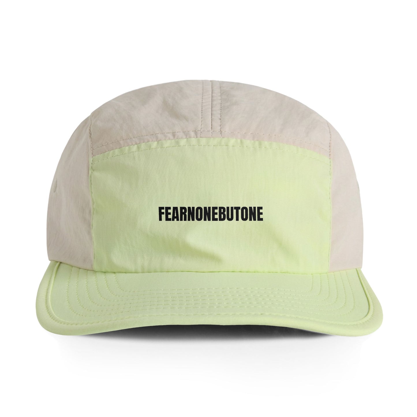 Two Toned Streetwear Cap – FEARNONEBUTONE Minimal Embroidered Hat