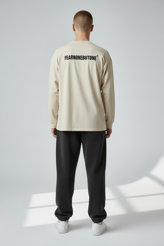 Unisex Oversized Long Sleeve Tee | Light Colours