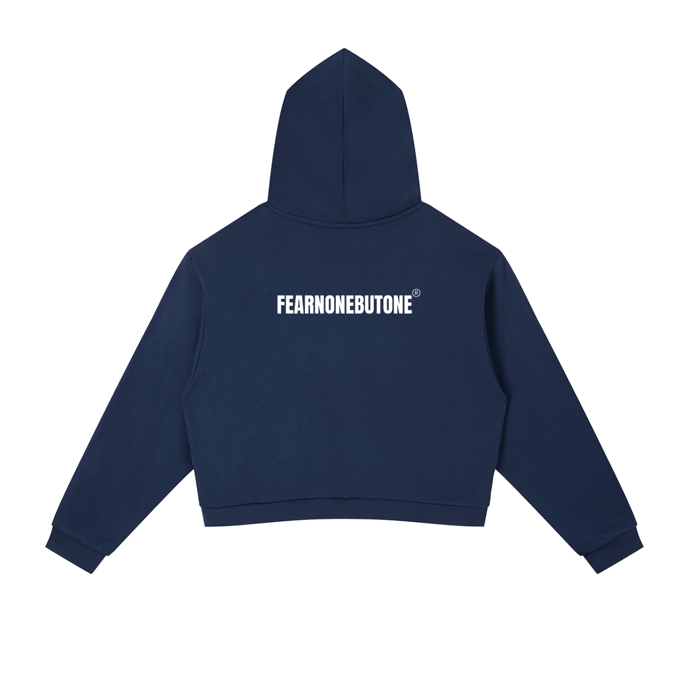 Side Stripe Cropped Hoodie