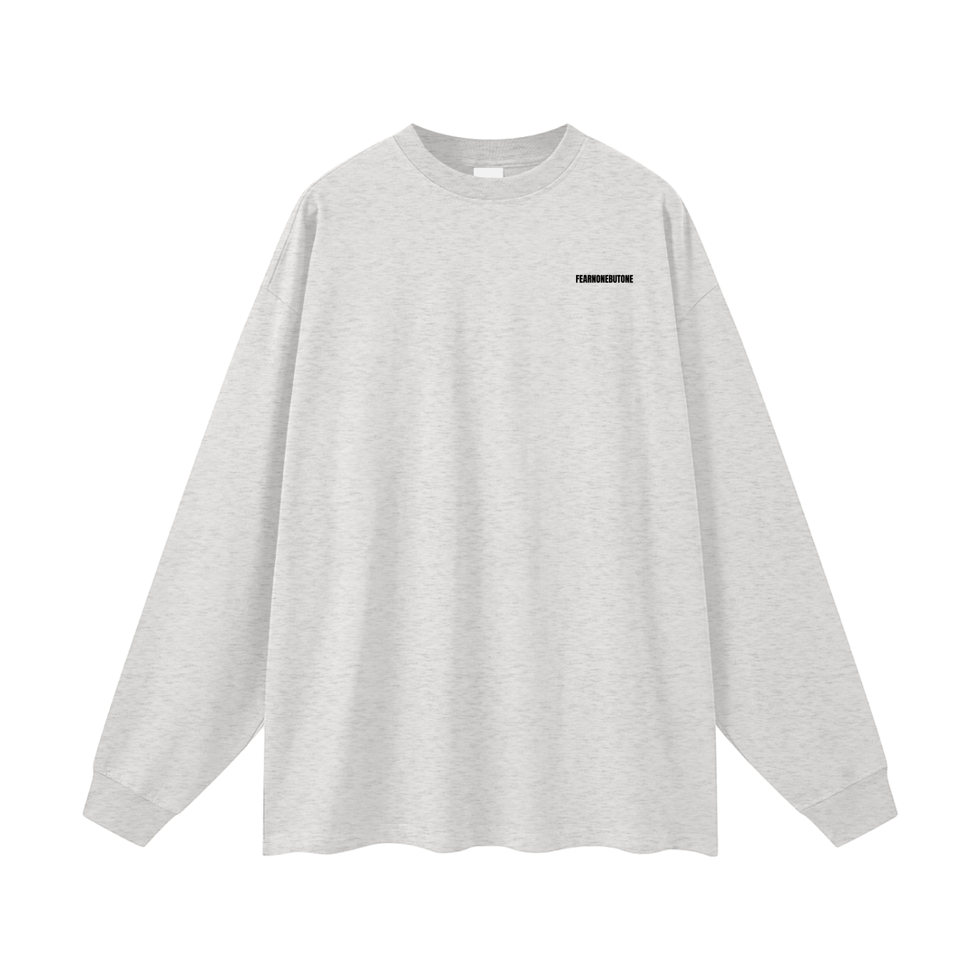 Unisex Oversized Long Sleeve Tee | Light Colours